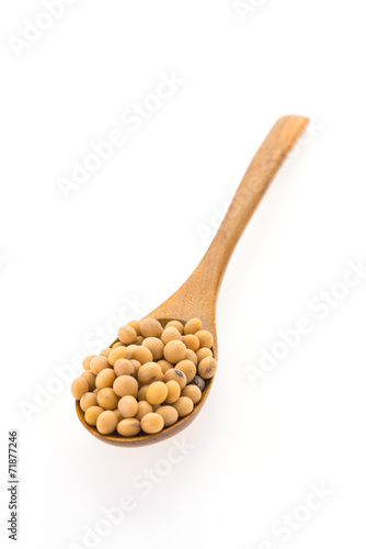 Soybean isolated on white background