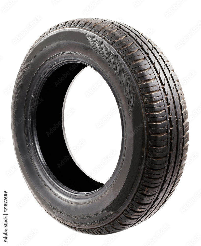 Obraz premium Tyre isolated on white