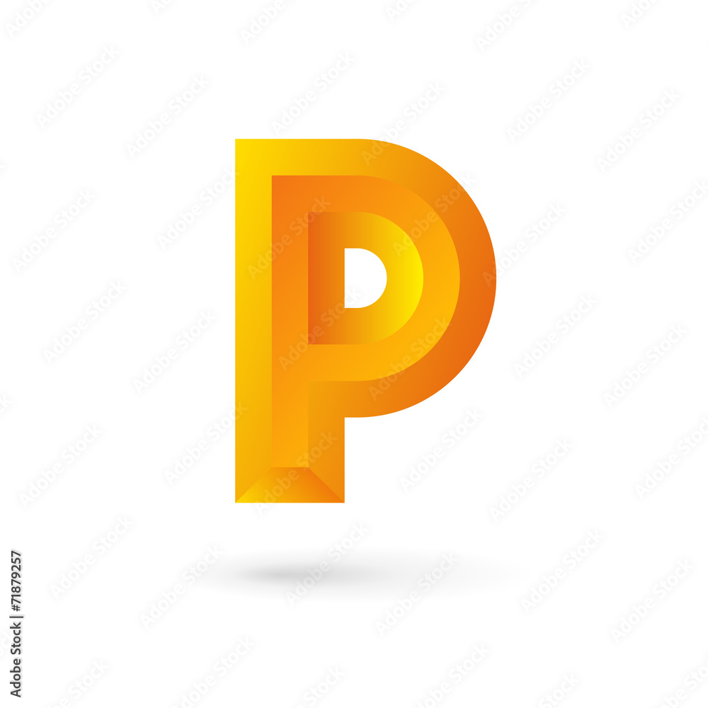 Letter P logo icon design template elements Letter P logo icon design template elements
