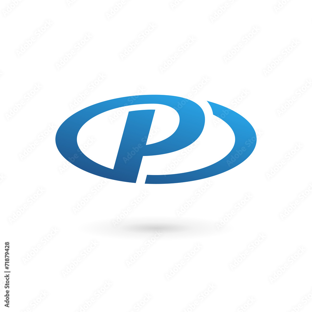 Letter P logo icon design template elements Letter P logo icon design template elements