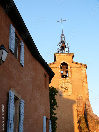 Obraz na płótnie Clocher de Roussillon