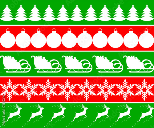 Elements of design for the New Year. Christmas tags