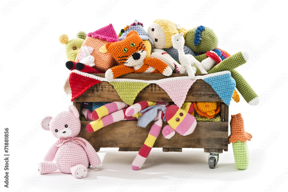 Spielzeugkiste Stock Photo | Adobe Stock