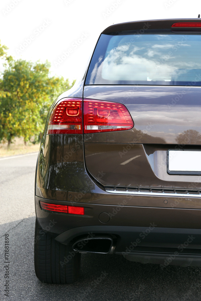 Fototapeta premium Car on road