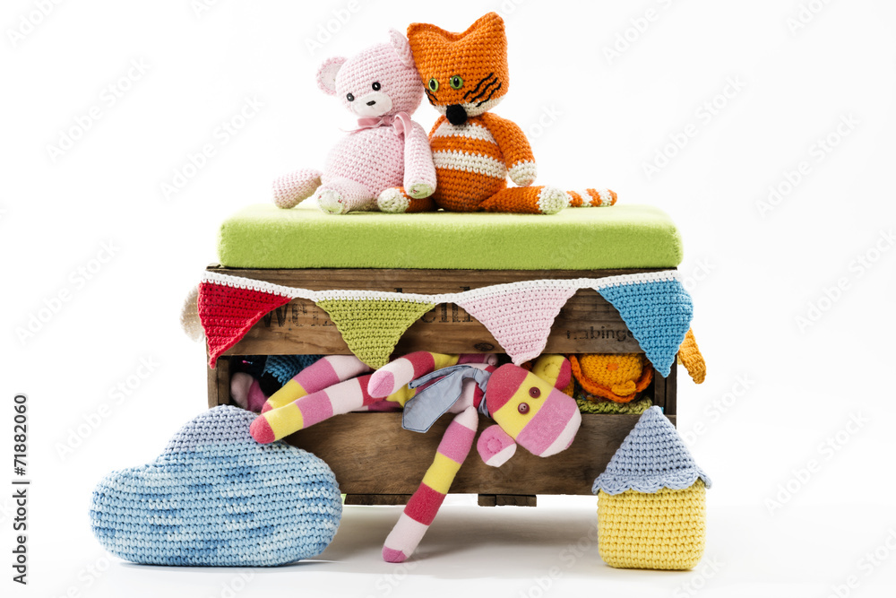 Spielzeugkiste Stock Photo | Adobe Stock