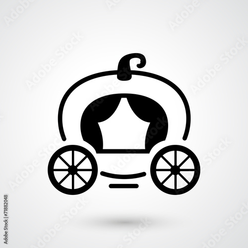 carriage icon vector