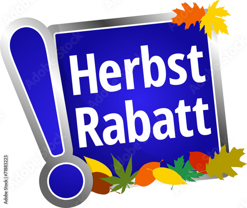 Herbstrabatt