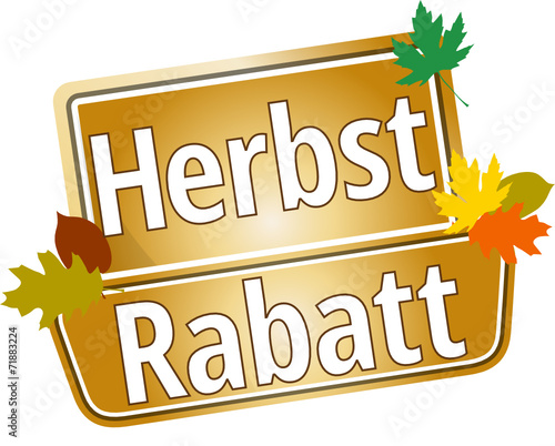 Herbstrabatt