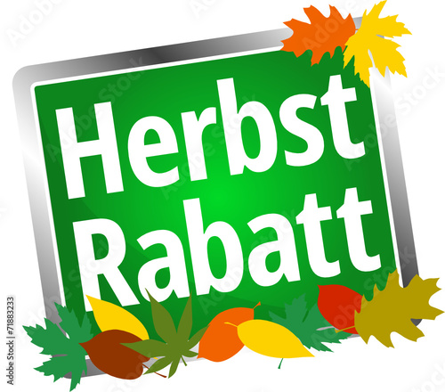 Herbstrabatt