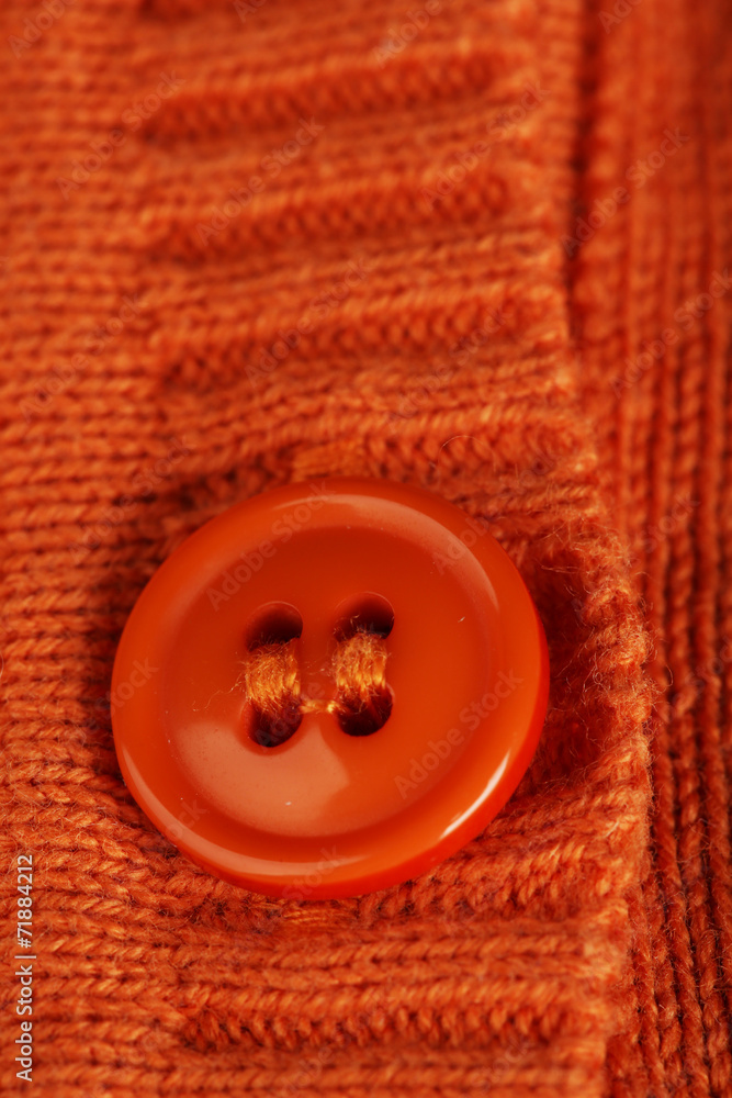 Button on clothes close up Button on clothes close up