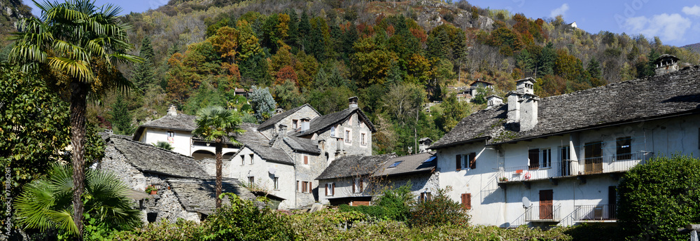The rural village of Verscio
