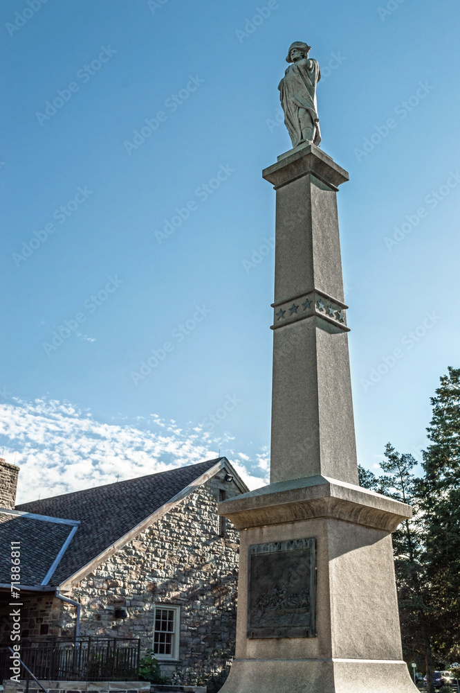 Obraz premium Washington Crossing Monument