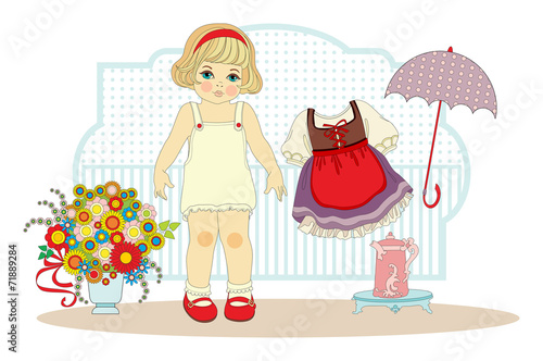 girl doll with clothes
