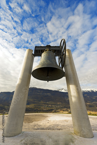 Slika na platnu Bell of Rovereto - Trento Italy