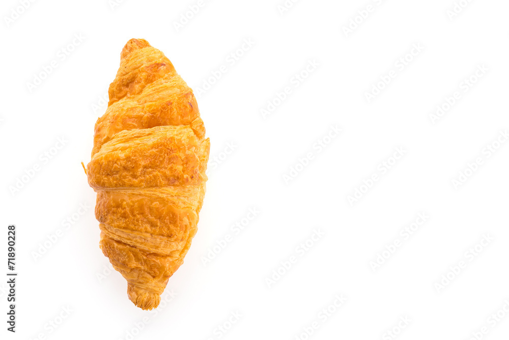 Croissant isolated on white background Croissant isolated on white background