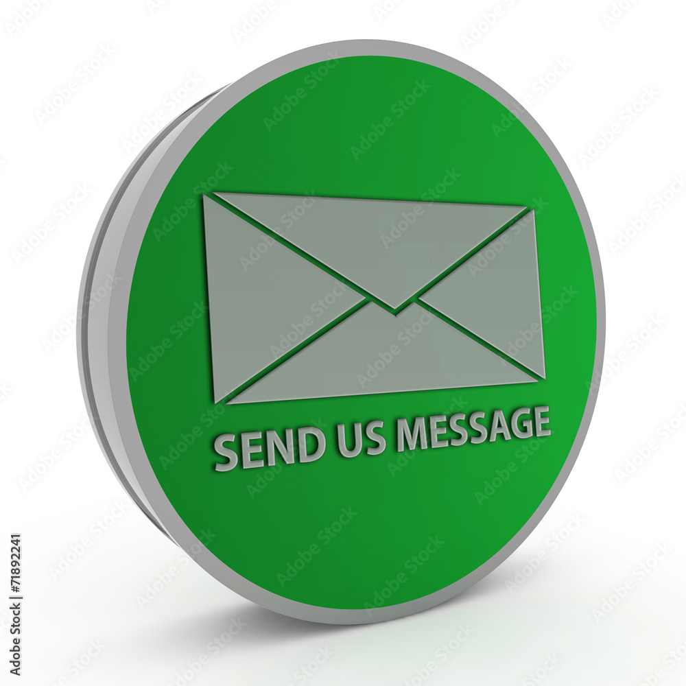 send circular icon on white background send circular icon on white background