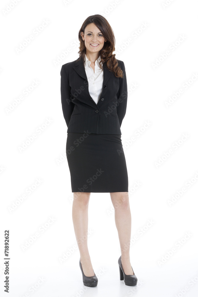 Portrait of a young attractive business woman Portrait of a young attractive business woman