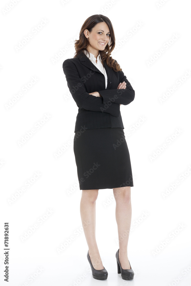 Portrait of a young attractive business woman Portrait of a young attractive business woman