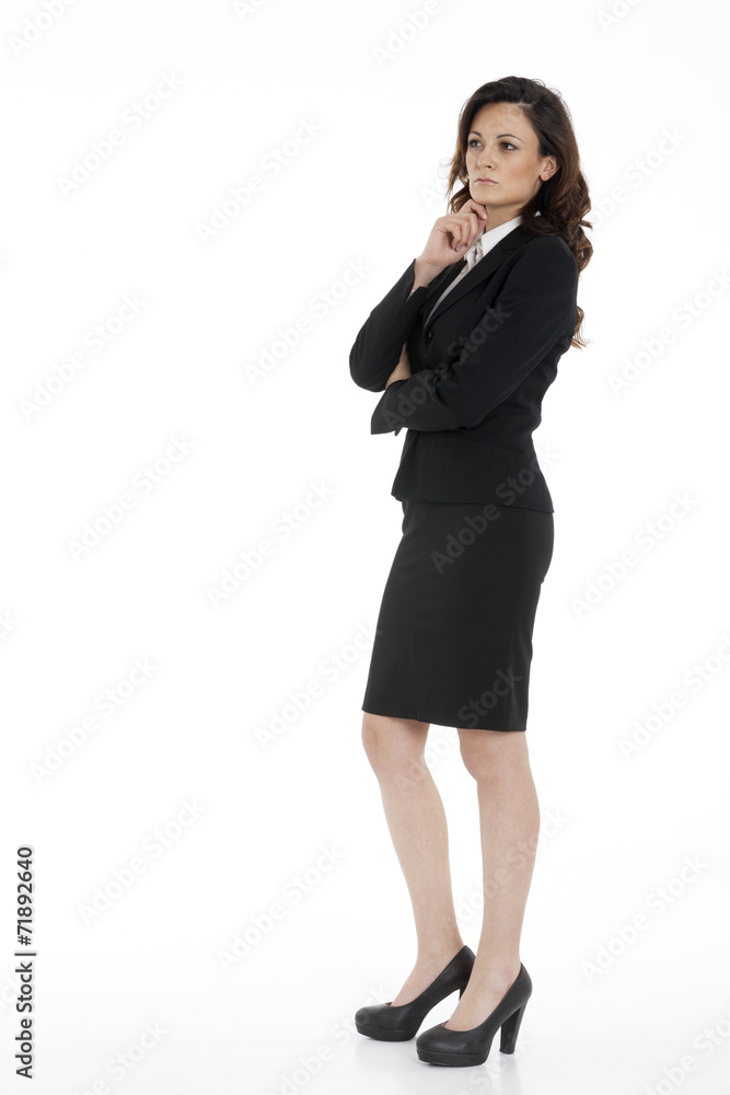 Portrait of a young attractive business woman Portrait of a young attractive business woman