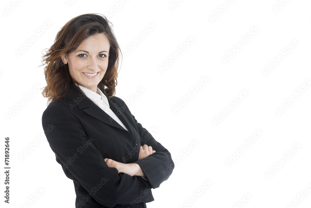 Portrait of a young attractive business woman Portrait of a young attractive business woman