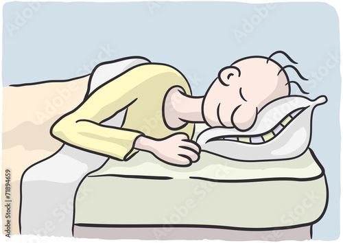sleeping person