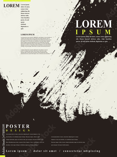 abstract Chinese calligraphy design for poster