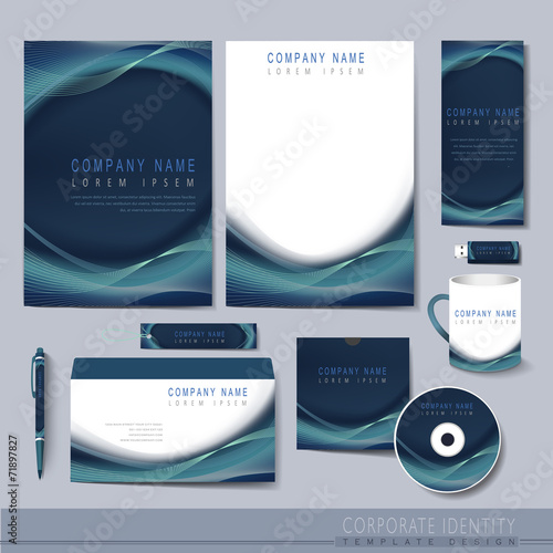 creative hi-tech background for corporate identity