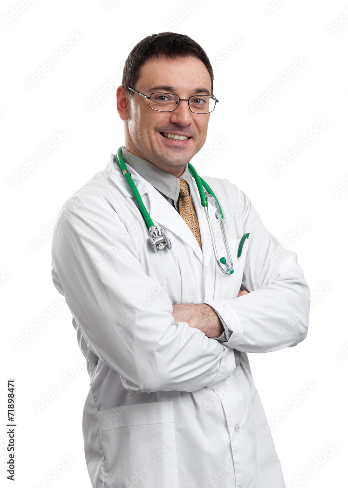 Portrait Of Happy Male Doctor Portrait Of Happy Male Doctor