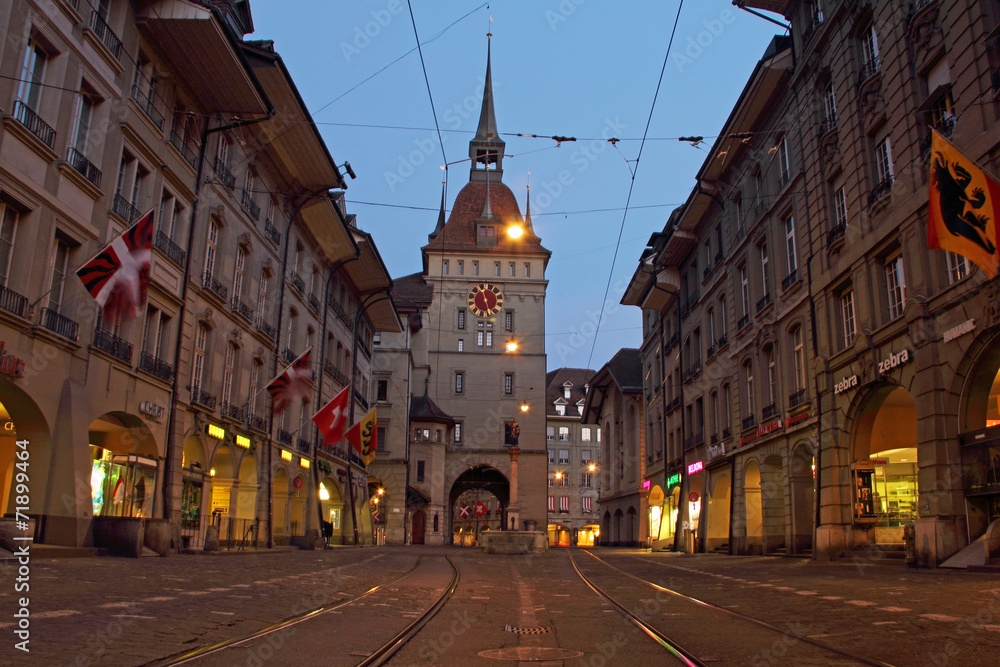 Obraz premium käfigturm in bern schweiz
