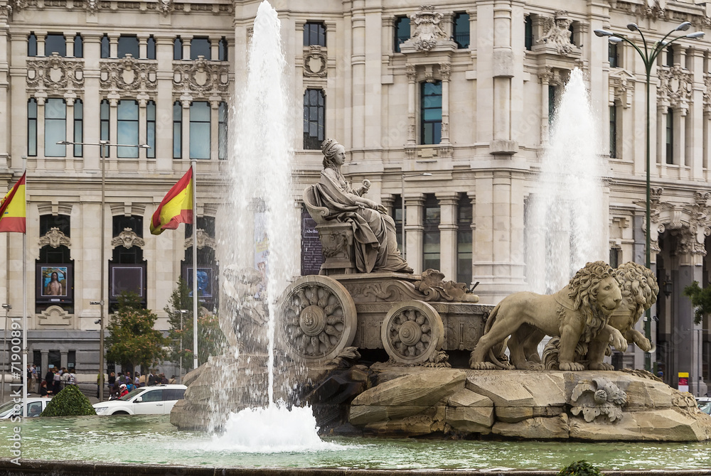Cibeles Fountain,  Madrid