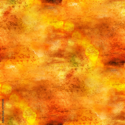 art macro orange, brown stains watercolor seamless texture paint © maxximmm