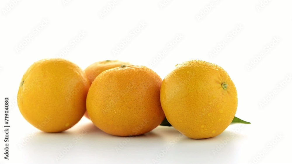 Ripe tangerine or mandarin