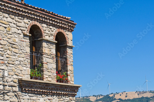 View of Guardia Perticara. Basilicata. Italy. photo