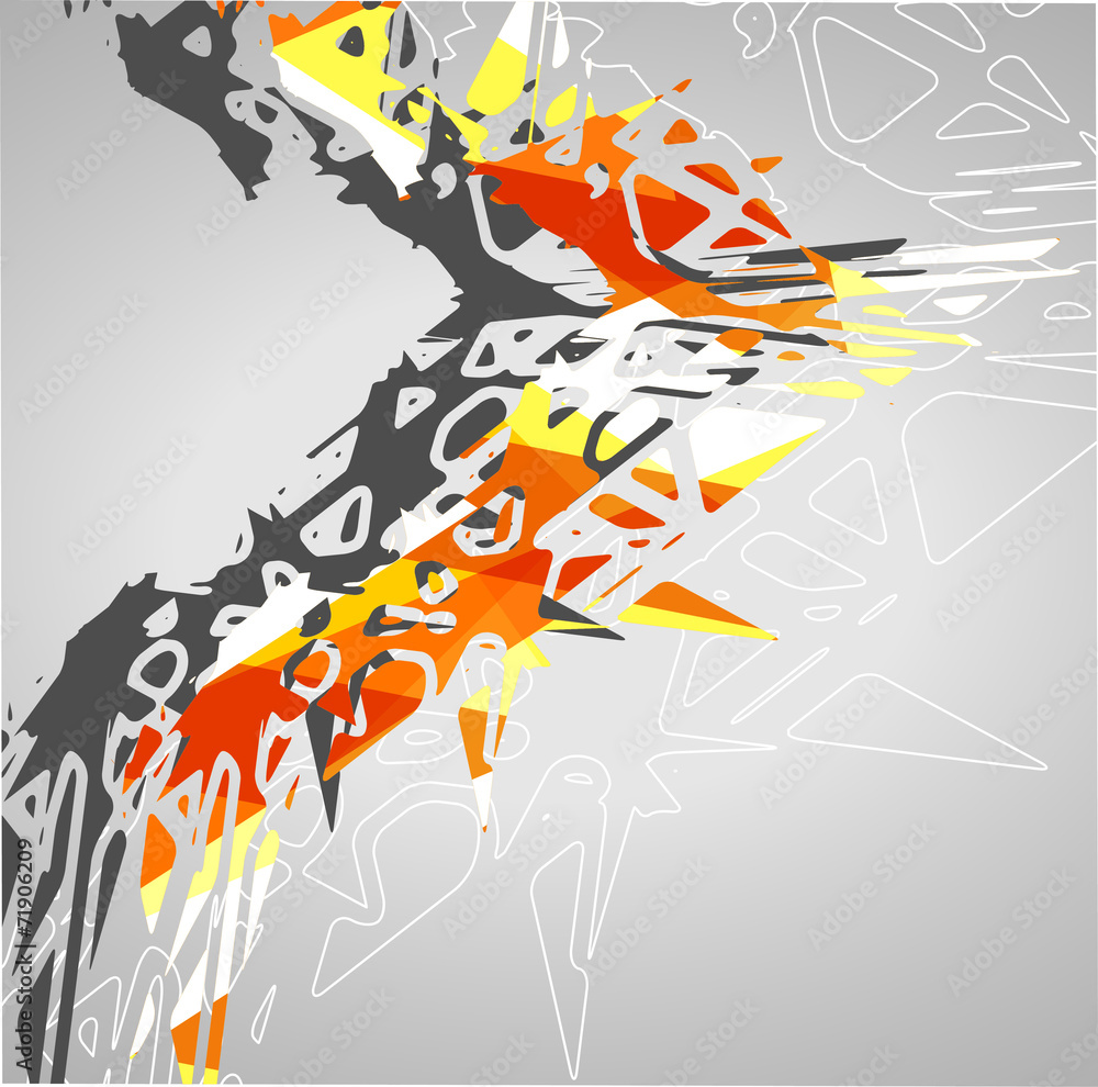 Futuristic background, geometric illustration. Futuristic background, geometric illustration.