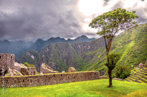 Inca city Machu Picchu (Peru)