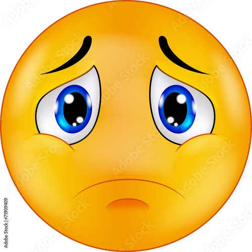 Sad smiley emoticon