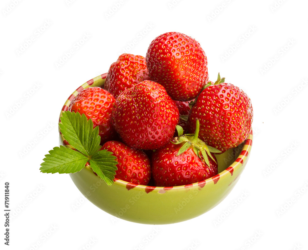 Strawberry in the bowl Strawberry in the bowl
