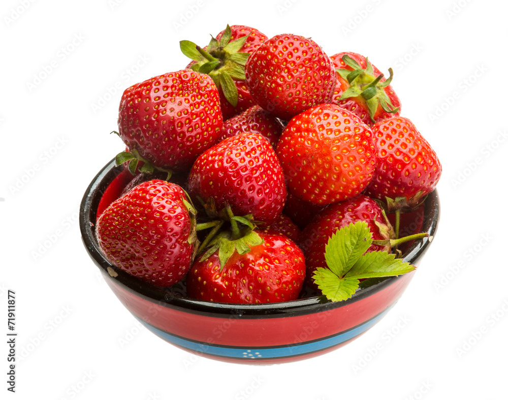 Strawberry in the bowl Strawberry in the bowl