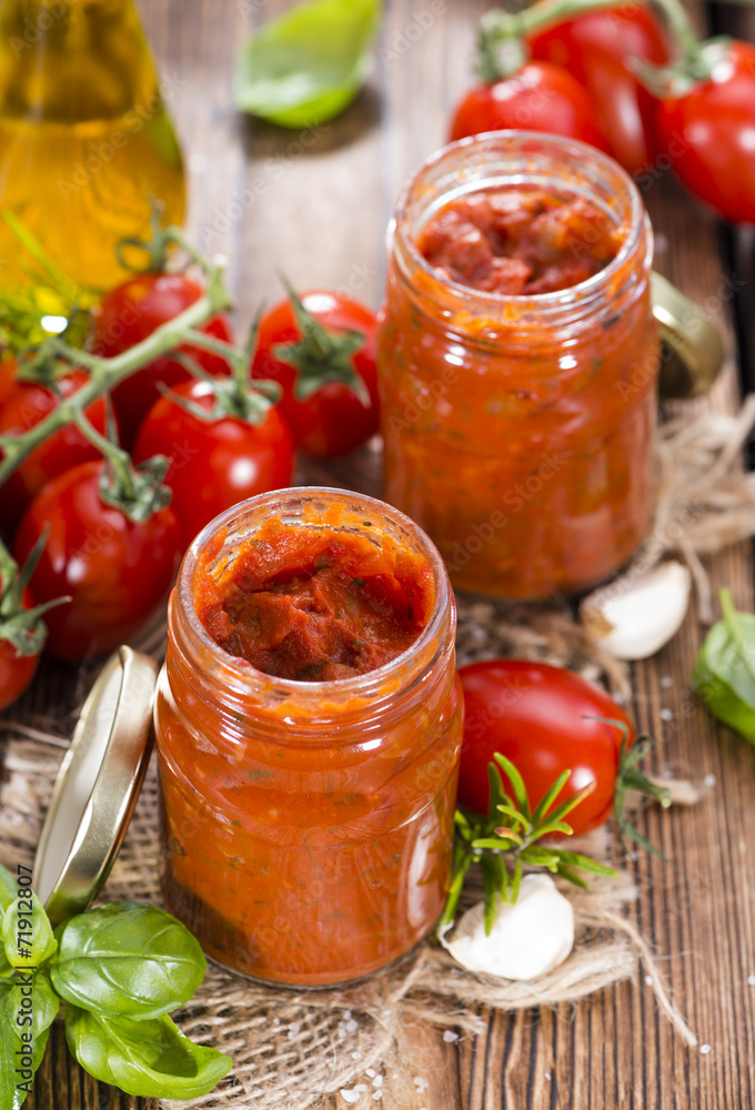 Portion of Tomato Sauce Portion of Tomato Sauce