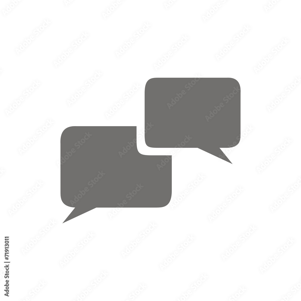 Naklejka premium Icono comunicación FB