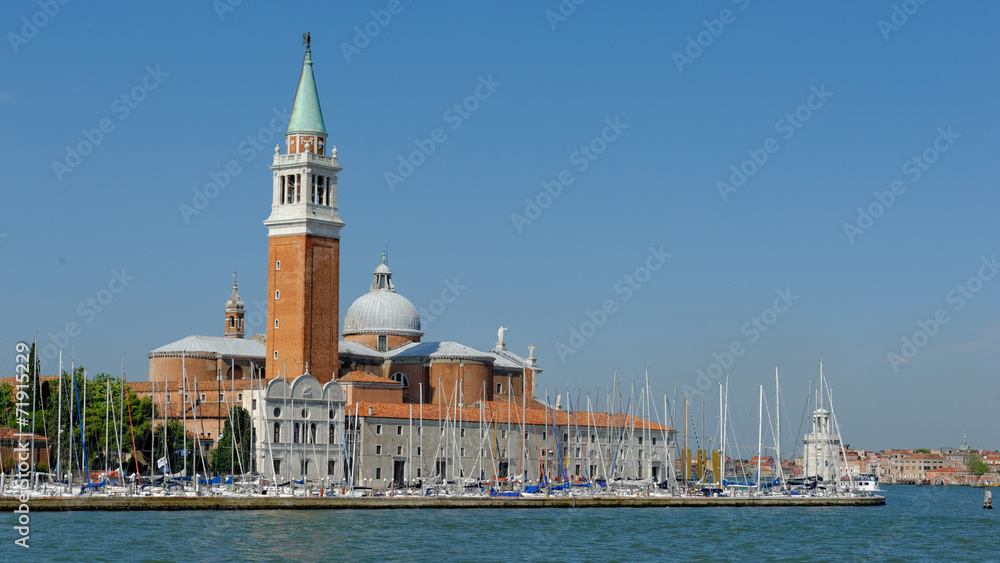 Obraz premium Basilique et le Campaline San Giorgio Maggiore de Venise