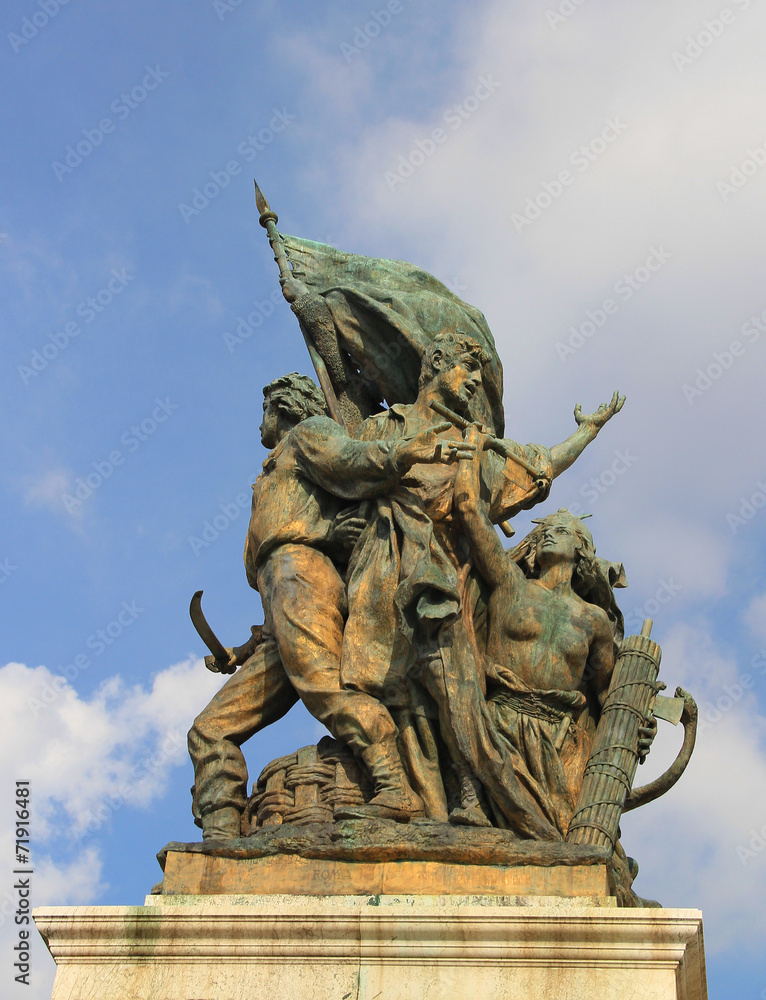 L'Action - Monument Victor Emmanuel II à Rome