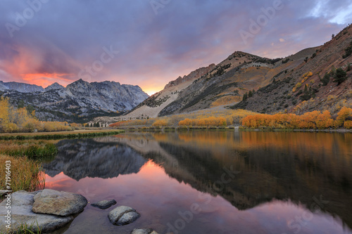 Sunset at Bishop, Autumn, Fall Color