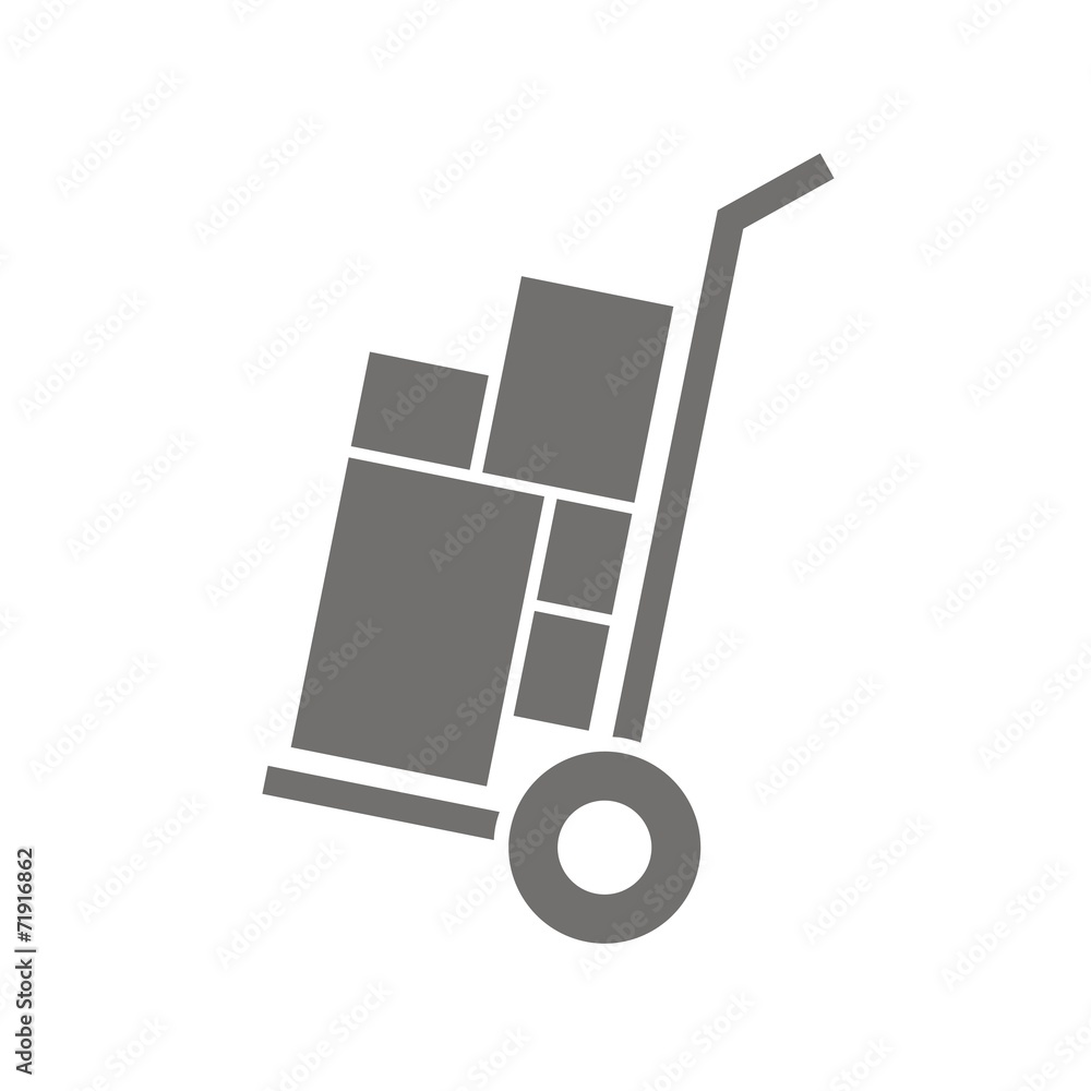 Icono carretillo transporte FB Icono carretillo transporte FB