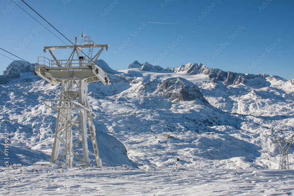 Winter ski station Winter ski station