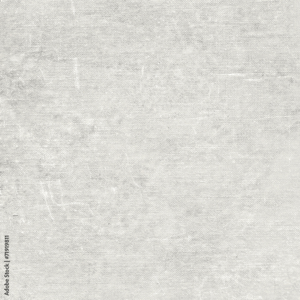 Fototapeta premium White grunge background from distress bleached canvas texture