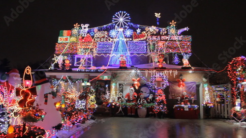 House with Christmas Lights