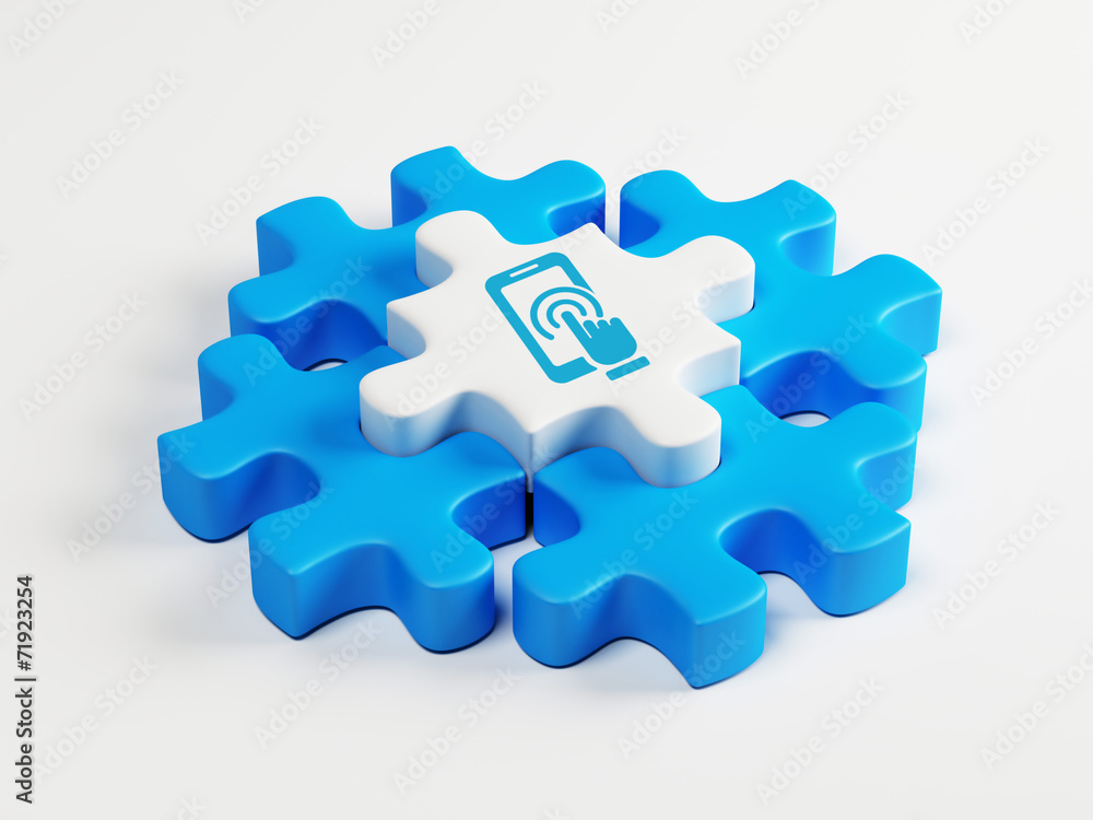 Puzzle Contact Icon Puzzle Contact Icon