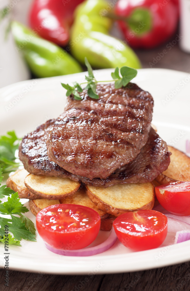 Grilled beef steak Grilled beef steak