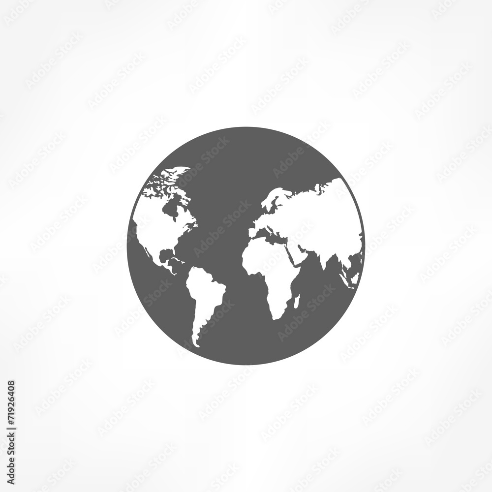 Fototapeta premium world icon
